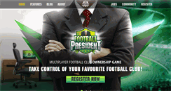 Desktop Screenshot of footballpresident.net